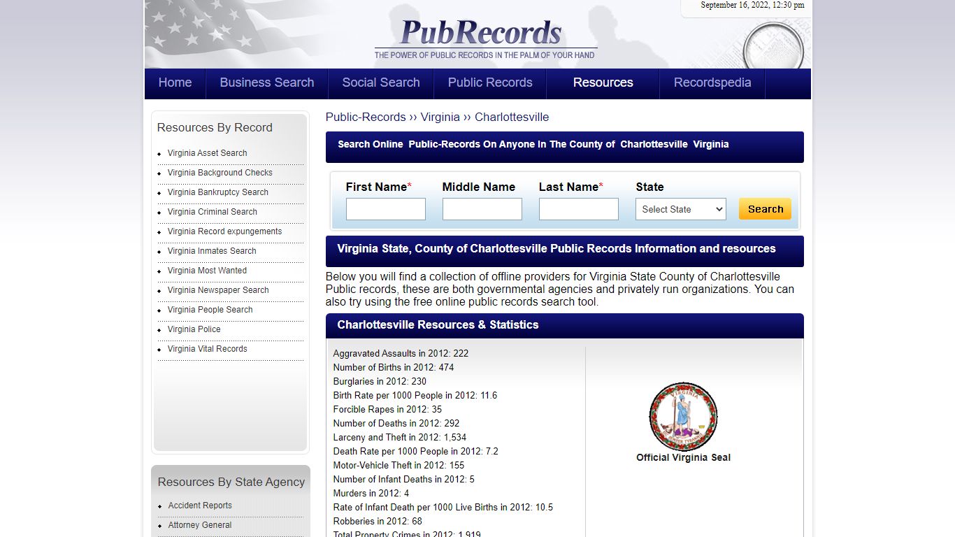 Charlottesville County, Virginia Public Records